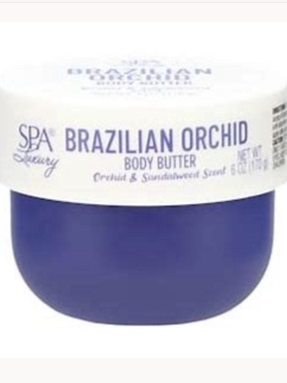 Brazilian Orchid & Sandalwood Body Butter – Rich Hydration Cream with Cocoa Seed